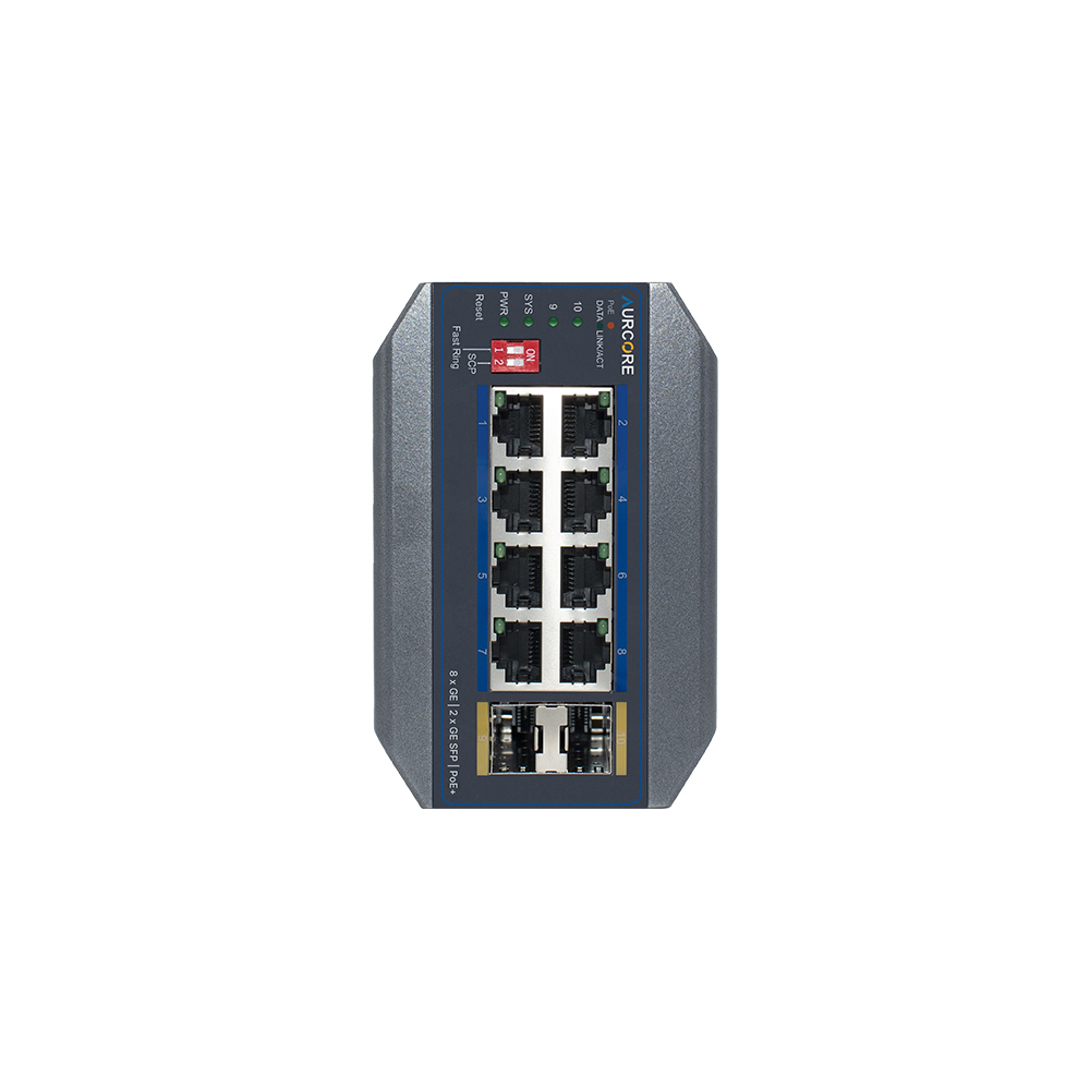 AIS2002P | 8 x GE, 2 x GE SFP, PoE+